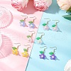 5Pairs Acrylic Dangle Earrings EJEW-JE06426-1