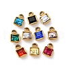 Ion Plating(IP) 304 Stainless Steel Rhinestone Pendants STAS-B090-02G-1