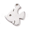 Non-Tarnish 304 Stainless Steel Charms STAS-G287-07P-2