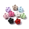 9 Colors Spray Painted Alloy Beads PALLOY-V002-18-1