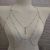 Alloy Crystal Rhinestone Tassel Bikini Sexy Body Chains for Beach Party FS-WG856A8-04-1