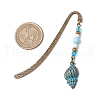 Zinc Alloy Hook Bookmark AJEW-JK00378-3