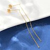 304 Stainless Steel Stud Earrings EJEW-Z089-18G-3