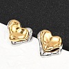 304 Stainless Steel Stud Earrings EJEW-U045-04A-GP-3