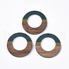 Resin & Walnut Wood Pendants RESI-S358-96G-1