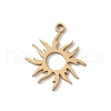304 Stainless Steel Pendants STAS-K298-03G-1