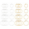 Brass Hoop Earrings KK-TA0007-79-NF-2