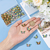 CHGCRAFT 36Pcs 3 Colors Alloy Enamel Beads FIND-CA0009-29-3