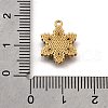 304 Stainless Steel Micro Pave Cubic Zirconia Pendants Charms STAS-K256-27G-01-3