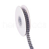 10 Yards Flat Polycotton(Polyester Cotton) Ribbon OCOR-TAC0030-01H-12