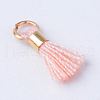 Polycotton(Polyester Cotton) Tassel Pendant Decorations X-OCOR-S102-11-2