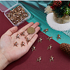 SUPERFINDINGS 60Pcs Christmas Themed Zinc Alloy Enamel Pendants FIND-FH0010-19-3