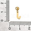 304 Stainless Steel Rhinstone Pendant STAS-H202-50G-J-3
