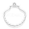 Tibetan Style Alloy Open Back Bezel Pendants TIBE-Q075-32AS-LF-1