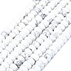 Natural Howlite Beads Strands G-P575-A32-8x5mm-2
