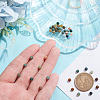  Natural Indian Agate Beads Strands G-NB0004-54-3