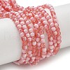 Crackle Glass Beads Strands X1-GLAA-U001-4mm-13-1