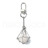 304 Stainless Steel Empty Stone Holder Pouch Pendant Decorations HJEW-TA00101-02-4