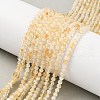 Natural Citrine Beads Strands G-L622-C05-3mm-B-1
