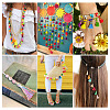 110Pcs 11 Colors Polyester Tassel Pendants FIND-TA0002-44-9