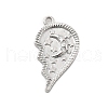 Brass Micro Pave Cubic Zirconia Pendants KK-L228-25B-P-1