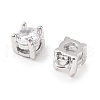 Brass Micro Pave Cubic Zirconia Pendants KK-D382-04P-01-2