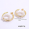 Fashionable Brass Spiral Stud Earrings RR9701-4