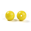 Opaque Solid Color Glass Beads GLAA-N007-10mm-A02-2