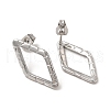 304 Stainless Steel Stud Earrings for Women EJEW-I281-36P-2