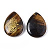Natural Tiger Eye Pendants G-T122-73C-3