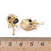 Brass Micro Pave Cubic Zirconia Clip-on Earrings EJEW-K286-11G-5