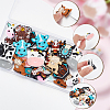 ANATTASOUL 13 Styles Cattle Food Grade Eco-Friendly Silicone Focal Beads SIL-AN0001-04-3