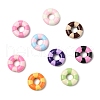 18Pcs 9 Colors Baking Paint Alloy Beads FIND-CJ0003-38-9