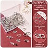 Unicraftale 80Pcs 8 Styles Tibetan Style Alloy Links/Connector FIND-UN0016-39-4
