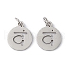 Non-Tarnish 304 Stainless Steel Charms STAS-Q201-T447P-1