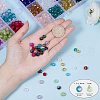 Spray Painted Crackle/Electroplate Glass Beads GLAA-PH0007-42-3