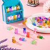 45Pcs 9 Colors Transparent Resin Cabochons CRES-TA0001-19-7