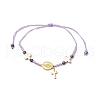 Adjustable Nylon Cord Braided Beads Bracelets BJEW-MZ00168-06-2