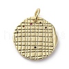 Brass Micro Pave Cubic Zirconia Pendants X-ZIRC-G157-03L-01G-2
