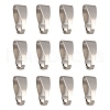 Platinum Brass Snap on Bails X-KK-M029-02P-1