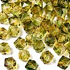 Two Tone Transparent Spray Painted Acrylic Beads ACRP-T005-26J-1