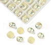 Pointed Back Glass Rhinestone Cabochons GGLA-S003-03B-1