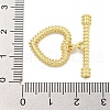 Rack Plating Brass Toggle Clasps KK-Q814-16G-3