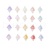 Mushroom Transparent Glass Pendants PALLOY-JF03654-02-1