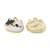 Painted Alloy Pendants PALLOY-P288-02G-02-1