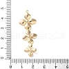 Brass Connector Charms KK-S513-02B-G-3