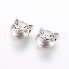 Tibetan Style Alloy Kitten Beads TIBEP-GC178-AS-NR-1