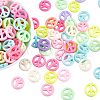 CHGCRAFT 120Pcs Opaque Acrylic Beads SACR-CA0001-12-1