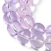 Baking Painted Transparent Glass Beads DGLA-M001-10mm-04-3