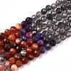 Natural Mixed Gemstone Beads Strands G-D080-A01-02-34-4